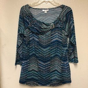 Dressbarn Blouse Size Large